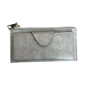 Jen & Co Kyla RFID vegan wallet in gray